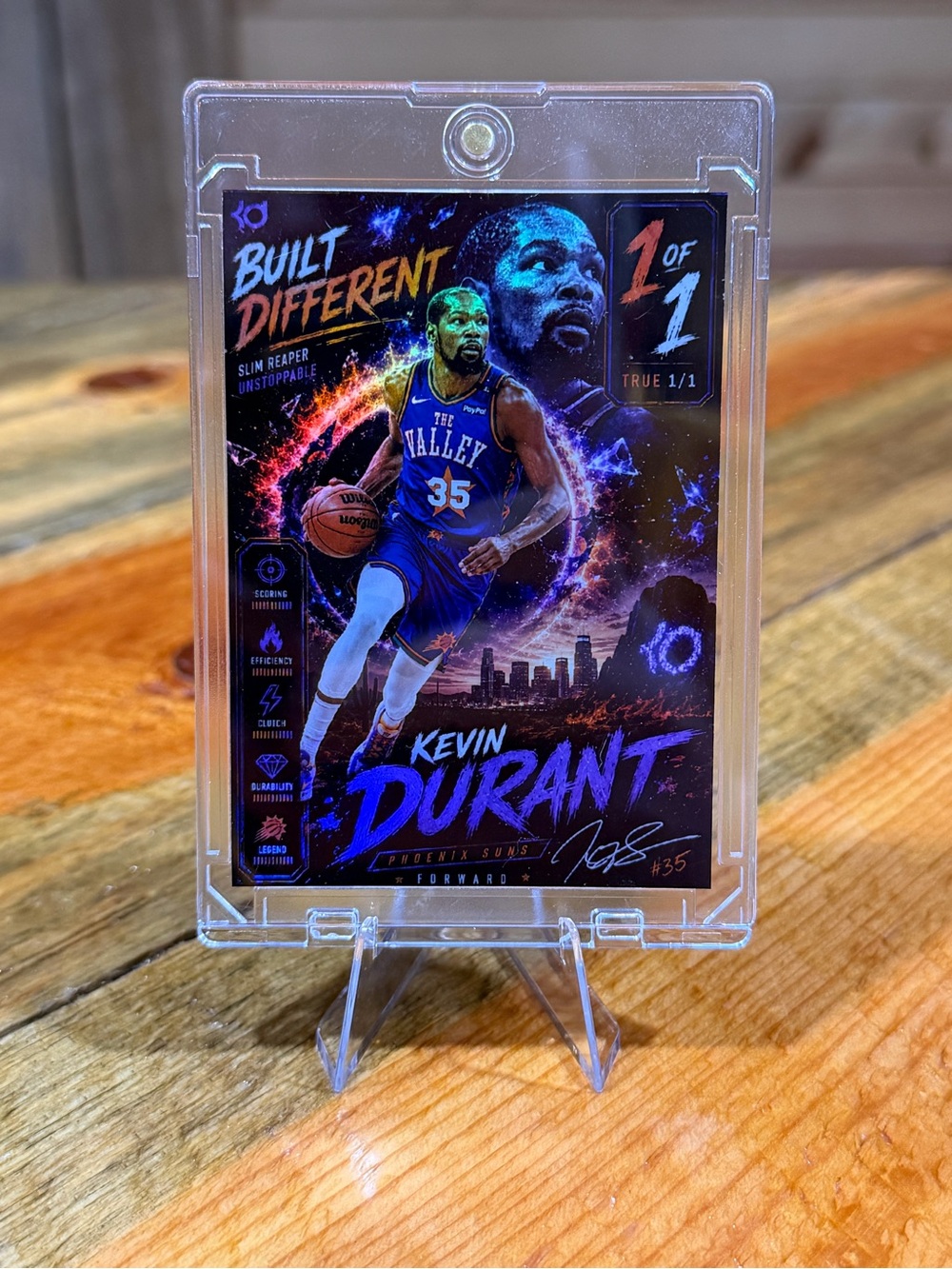 Kevin Durant Phoenix Suns SSP 1/1 Custom Basketball Card